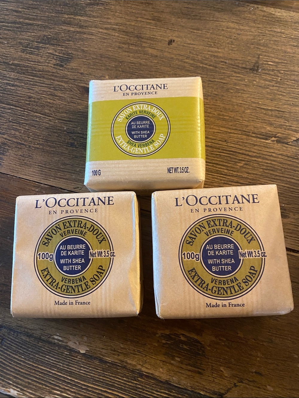 L’Occitane Brand New Soaps still in packaging no box